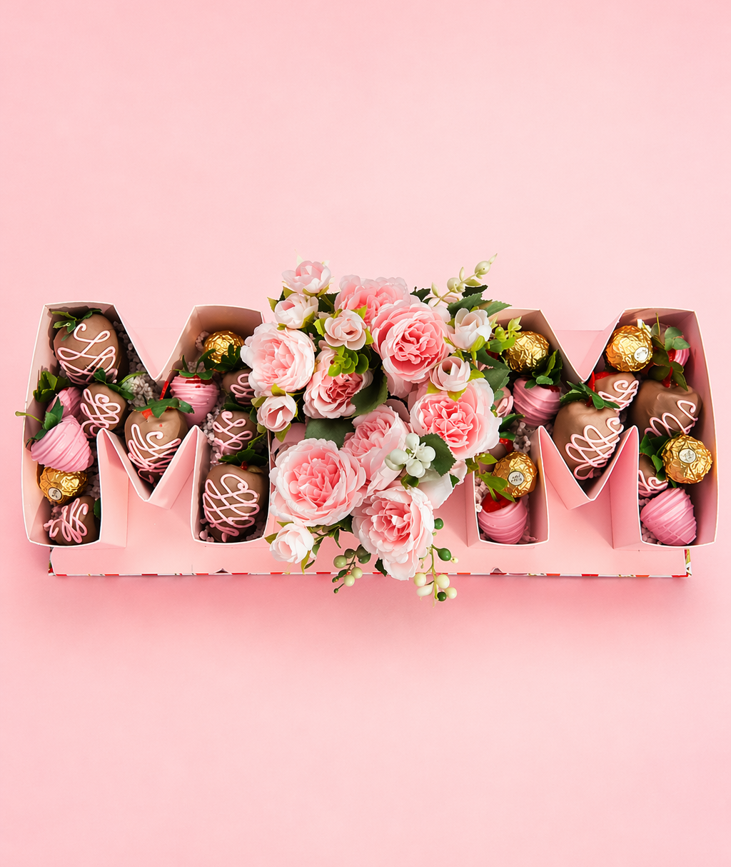 Mom Strawberry & Rose Box  🌸