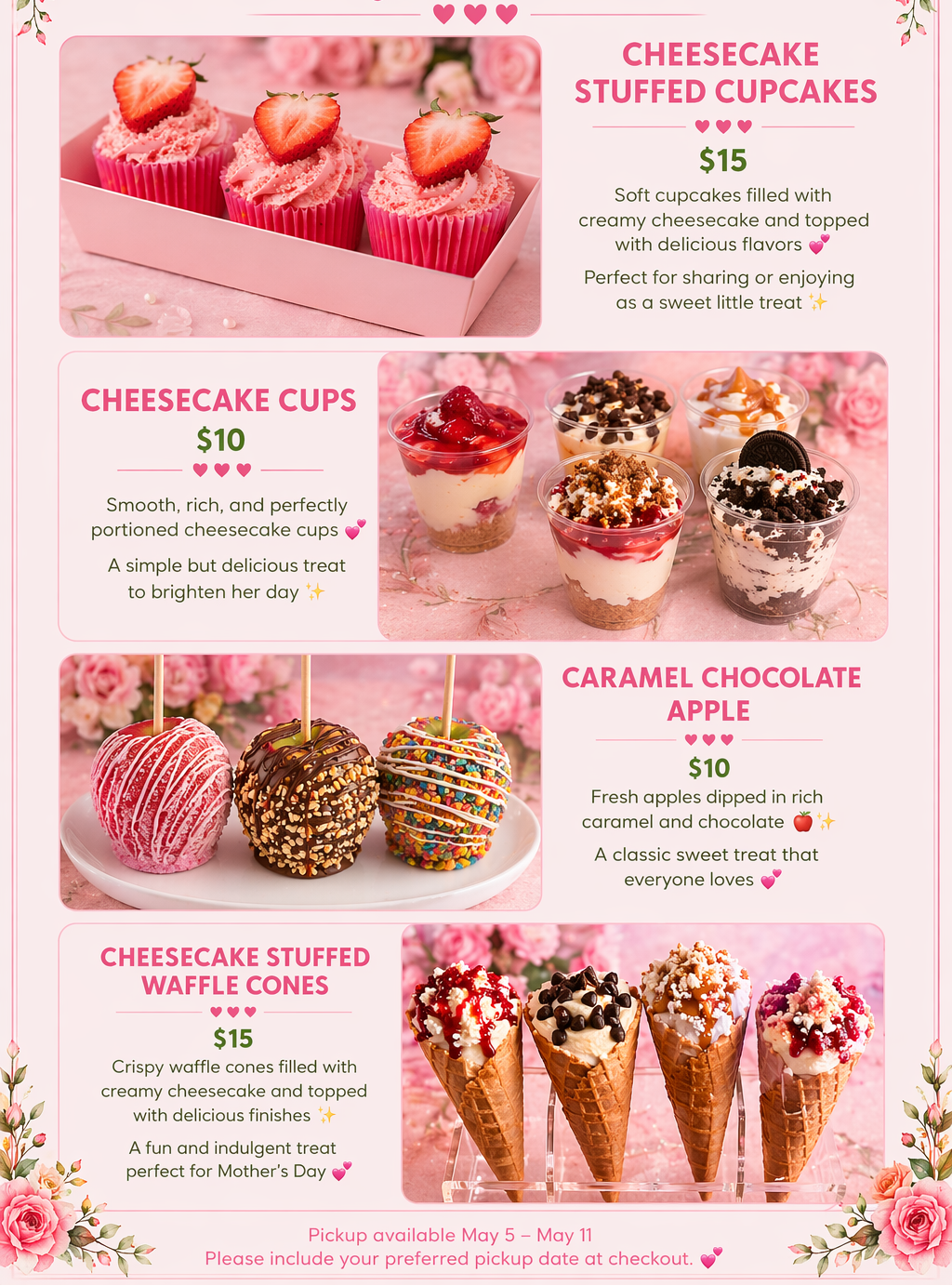 Daily Specials - Mother’s Day