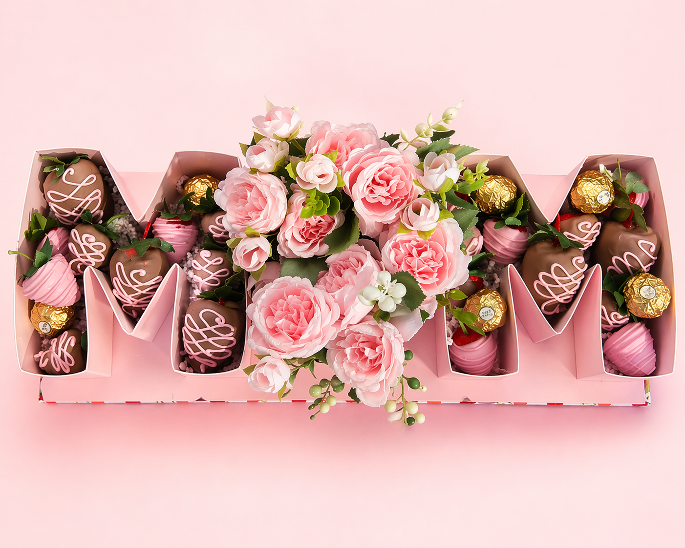 Mom Strawberry & Rose Box  🌸