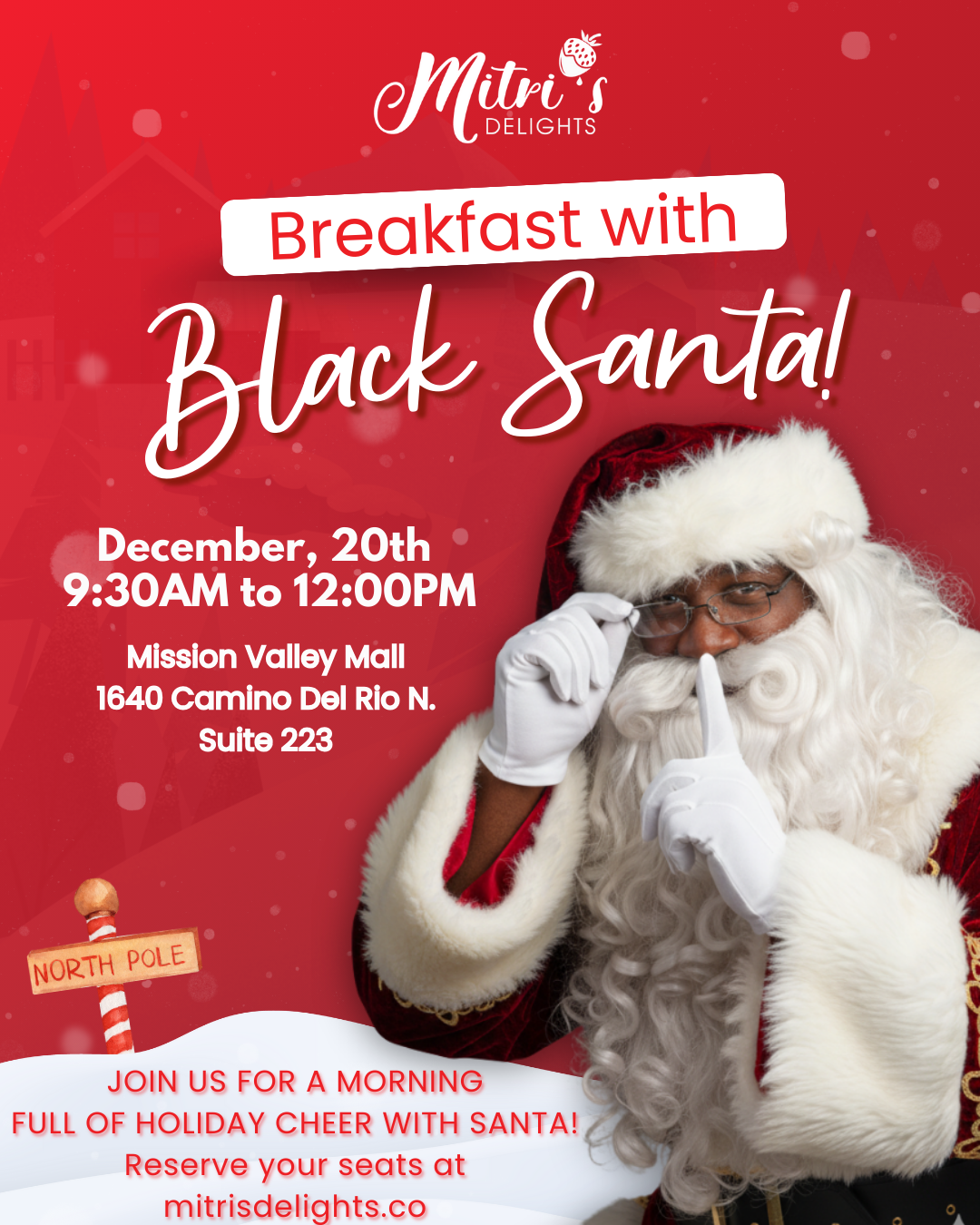 Breakfast with Black Santa